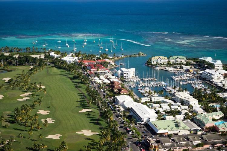 Appart' Cosychik' Vue Golf Au Coeur De La Marina A Pied !! Saint-Francois  Eksteriør billede